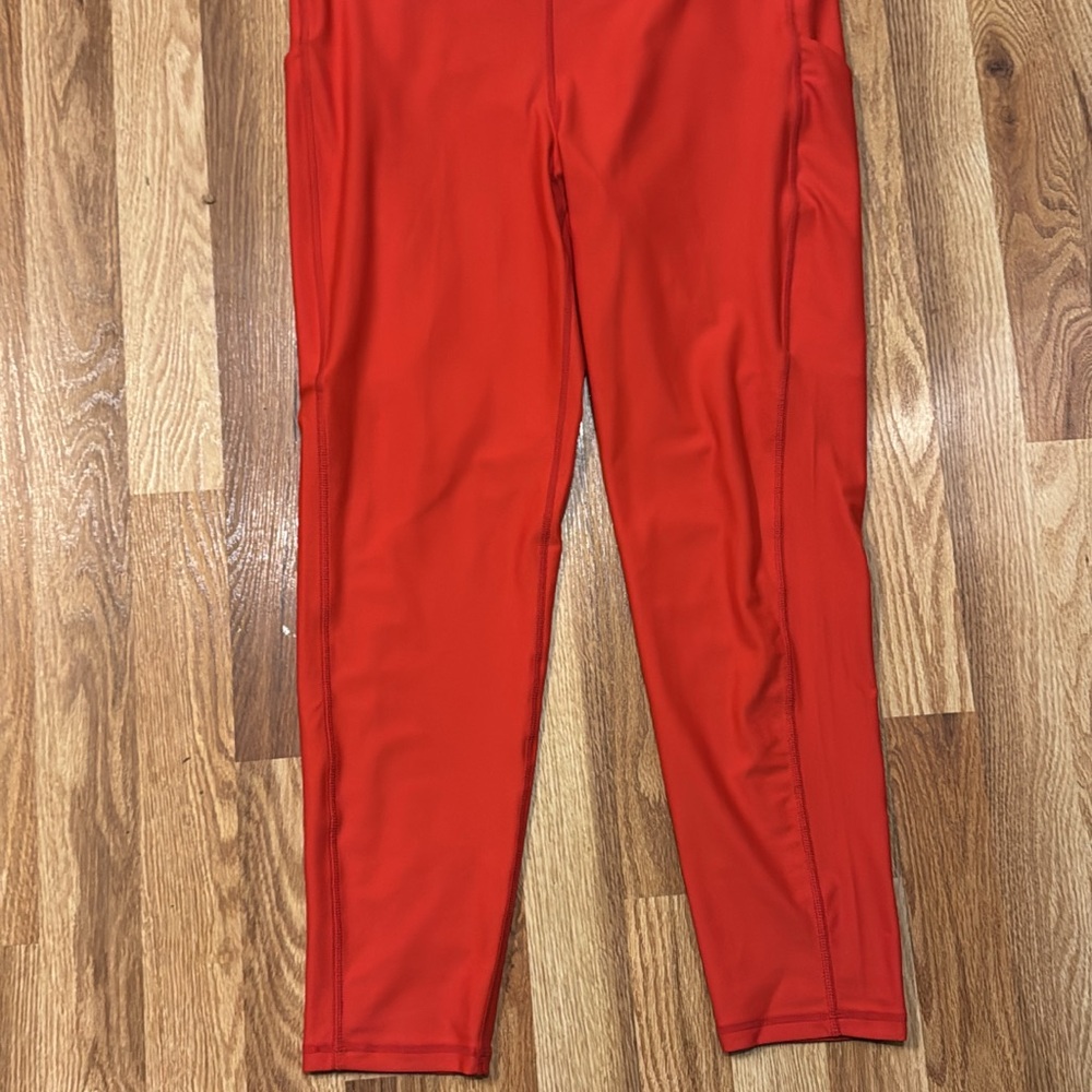 Vibrant Red Leggings